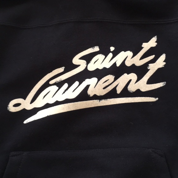Saint Laurent Black 50’s Signature Hoodie XS - Picture 4 of 4
